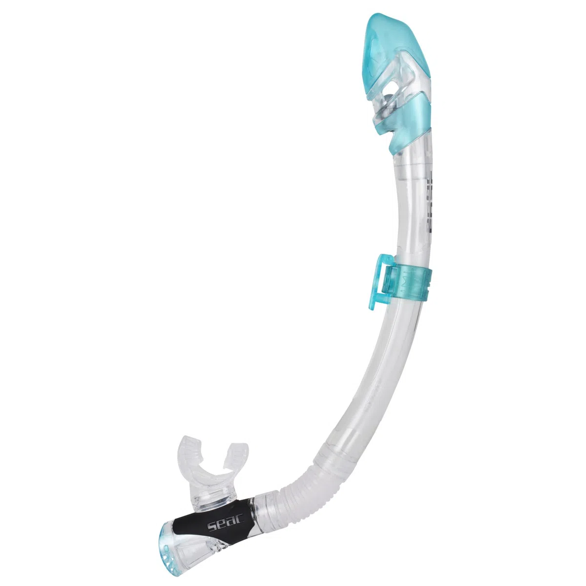 SEAC Sprint Dry Set Snorkeling con Pinne a Cinghiolo Regolabile, Maschera e Snorkel con Dry Top Unisex Adulto