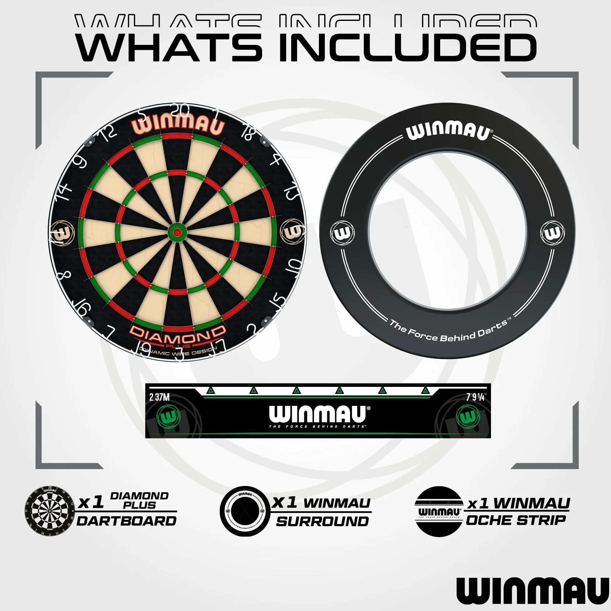 Winmau Diamond Plus - Bersaglio professionale con setole
