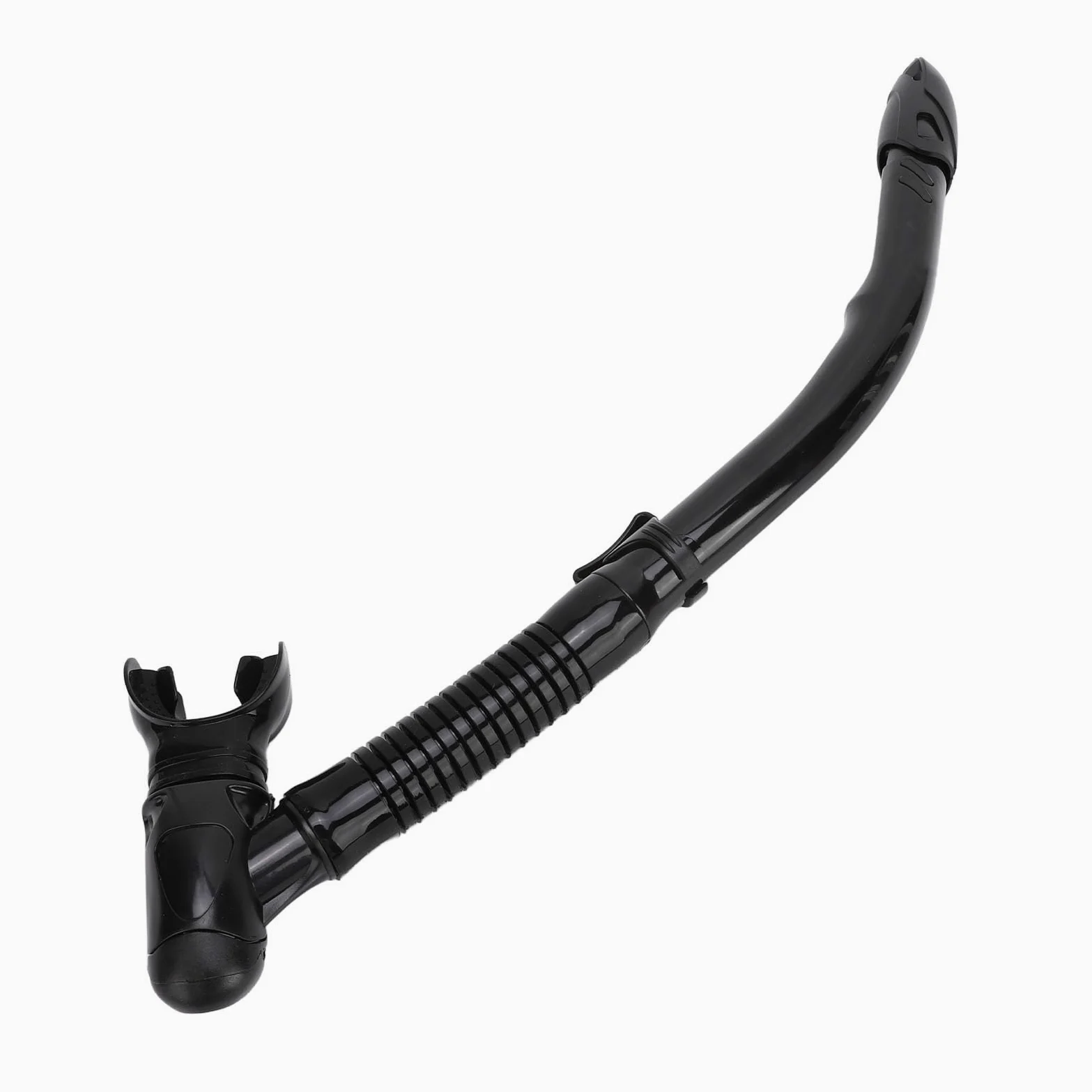 Immersione subacquea, boccaglio semi asciutto in silicone ABS per immersioni con valvola di espirazione per adulti