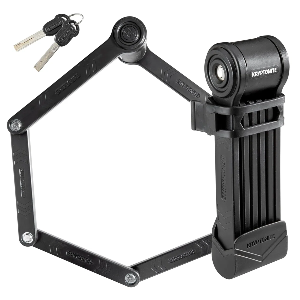 Kryptonite Keeper Folding Lock antifurto Bicicletta Pieghevole Nero
