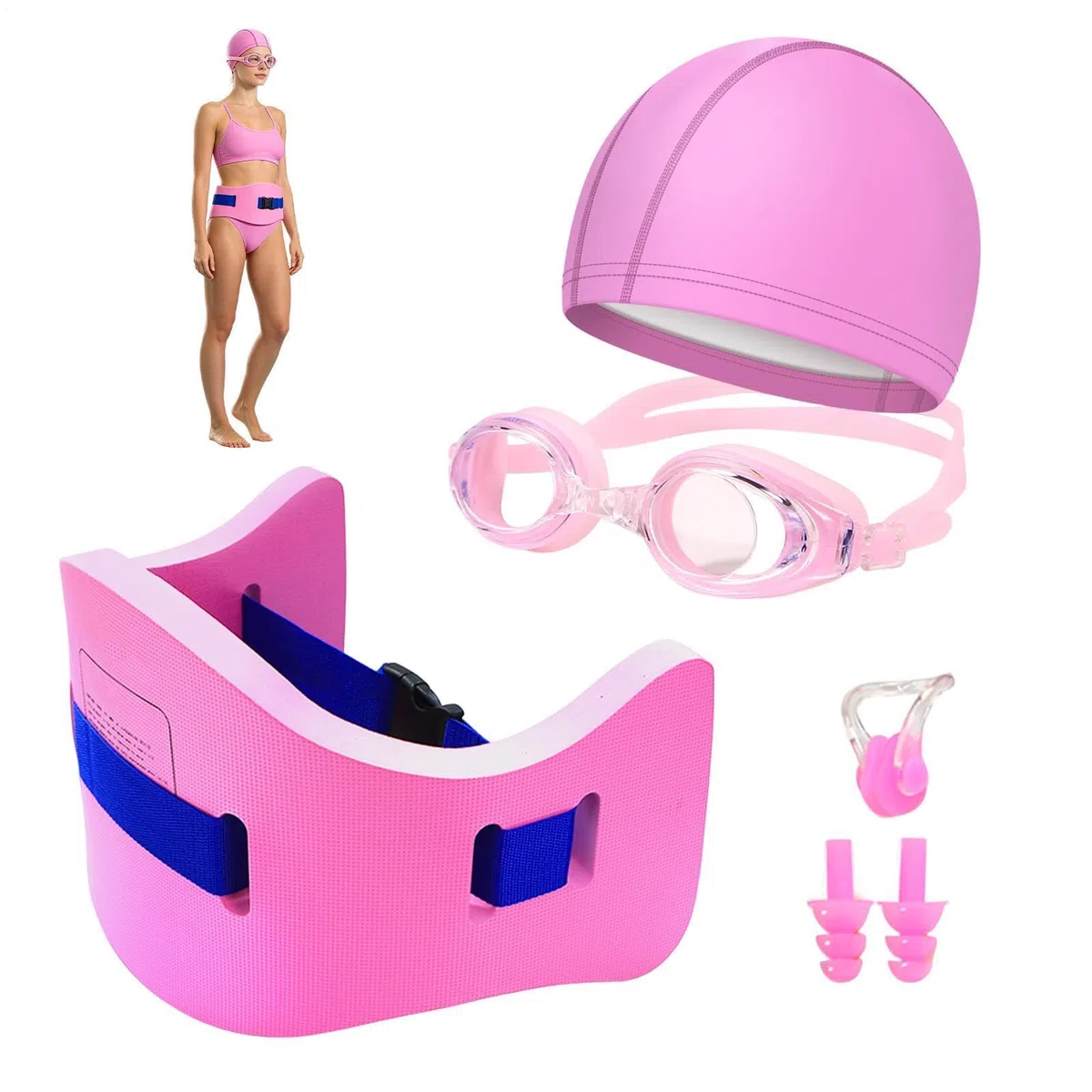 Cintura da nuoto, regolabile, leggera, in schiuma, per allenatori di nuoto, piscina, immersioni, snorkeling, aerobica, allenamento, giochi in spiaggia e lago