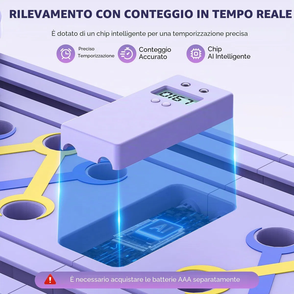 Mini riformatore Pilates 6 in 1 con contatore intelligente, tavola pilates con bande di resistenza, rullo di rimbalzo automatico, tavola addominale pieghevole