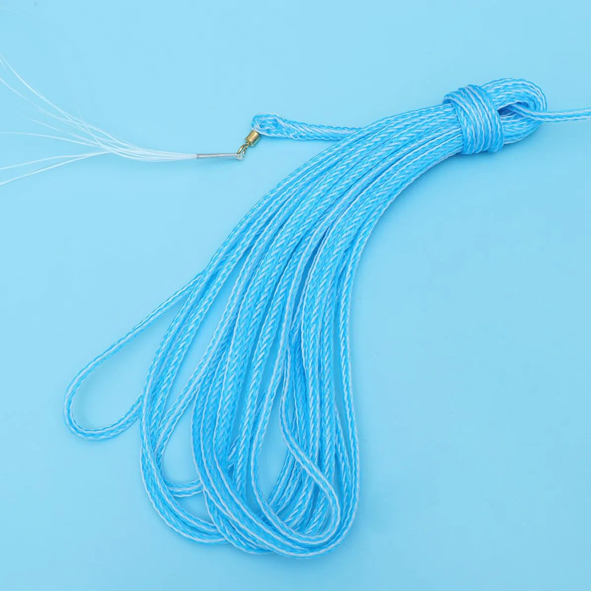 Angoily Rete da Pesca Portatile in Nailon Pieghevole per Cattura Granchi e Gamberetti per Acqua Dolci e Salate Blu Colore Casuale