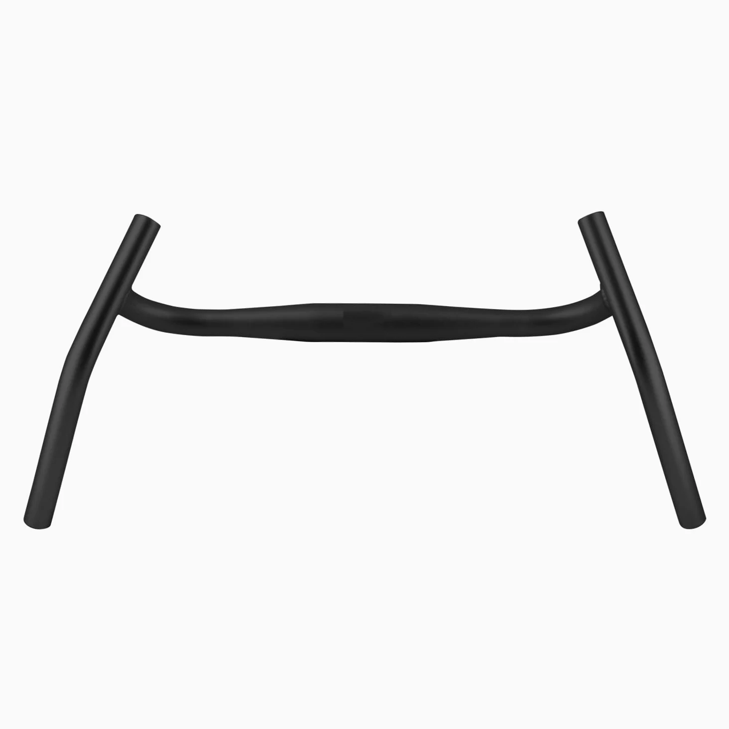 SENQI Manubrio per bici Pro in lega di alluminio, con grande angolo curvo, manubrio per bici Gravel MTB 22,2 x 31,8 mm, 430 x 560 mm, 470 x 610 mm, 510 x 640 mm, nero (31,8 x 430 x 560 mm)