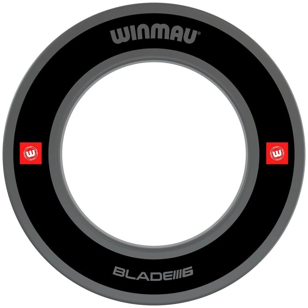 WINMAU Pro Line 1.0 & 2.0 - Anello per bersaglio per bersaglio per freccette, colore: rosso, blu, nero e bianco, protezione da parete