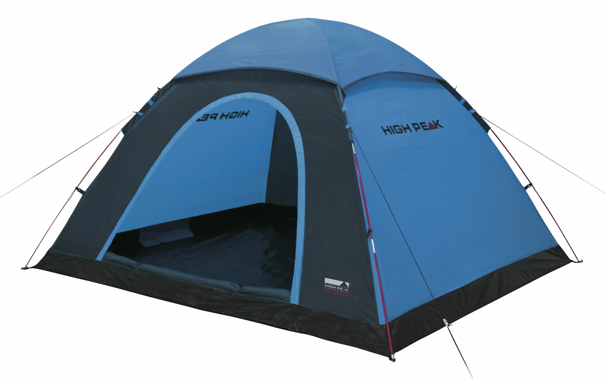 High Peak Tenda a cupola Monodome XL, tenda da campeggio per 4 persone, tenda a igluglio, tenda da festival con fondo vasca