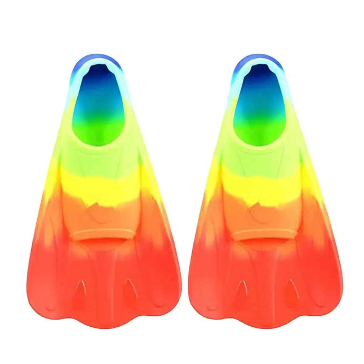 Pinne Immersioni 1 paio di pinne da nuoto comode antiscivolo professionali in silicone for allenamento corto for sport acquatici