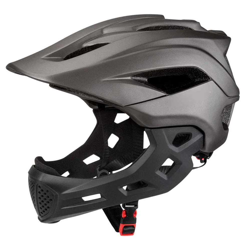Caschi per bambini 2 in 1 Casco integrale da bici per bambini MTB Dirtbike Skateboard con protezione per il mento staccabile