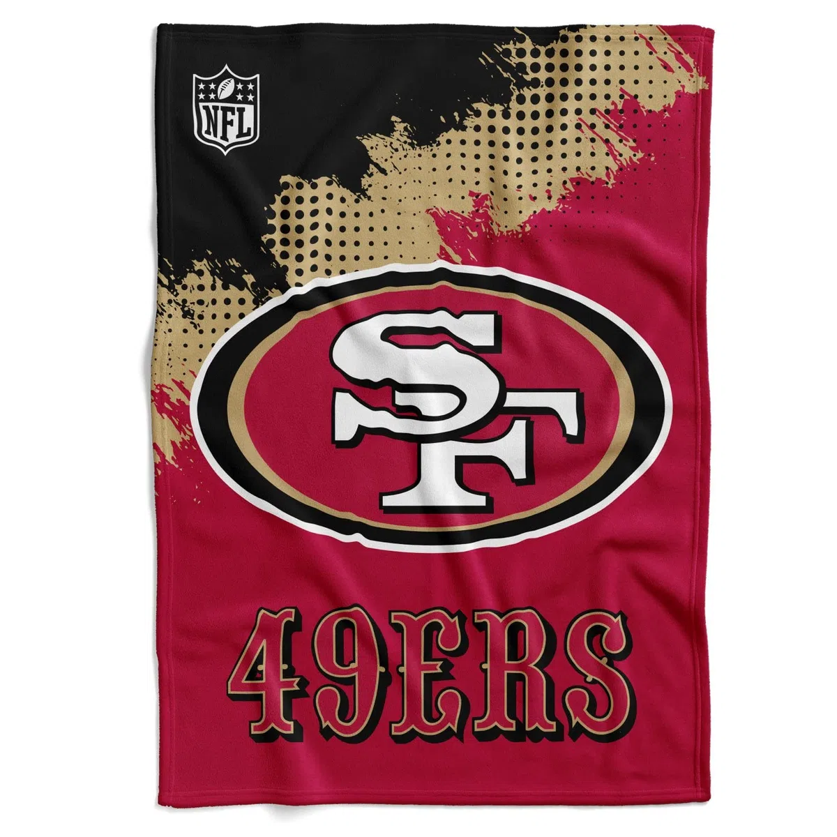 San Francisco 49ers NFL - Coperta in flanella, in velluto, 150 x 200 cm