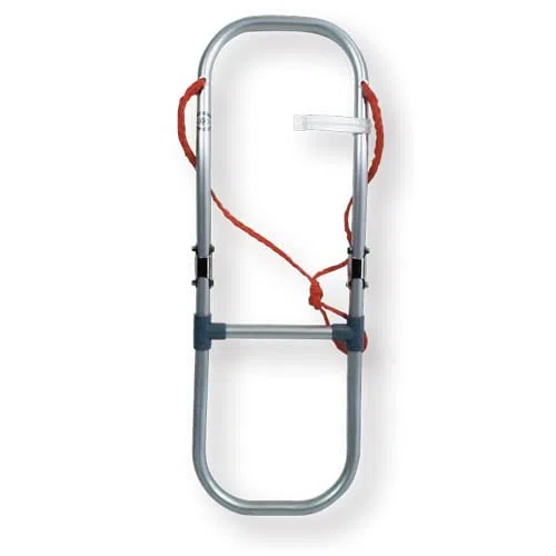 Scaletta per canotti gommoni in Alluminio - Accessori per Gommone Barca Kayak Canoa(Gradini - 2)