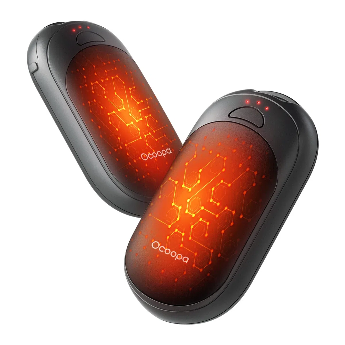 OCOOPA Scaldamani Ricaricabili Magnetico 2 in 1, Scalda Mani Elettrico Portatile, Ultra leggero & Ultrasottile, Calore con 3 Livelli, Riutilizzabile Regali, Adatto per attività all'aperto, UT3 Lite