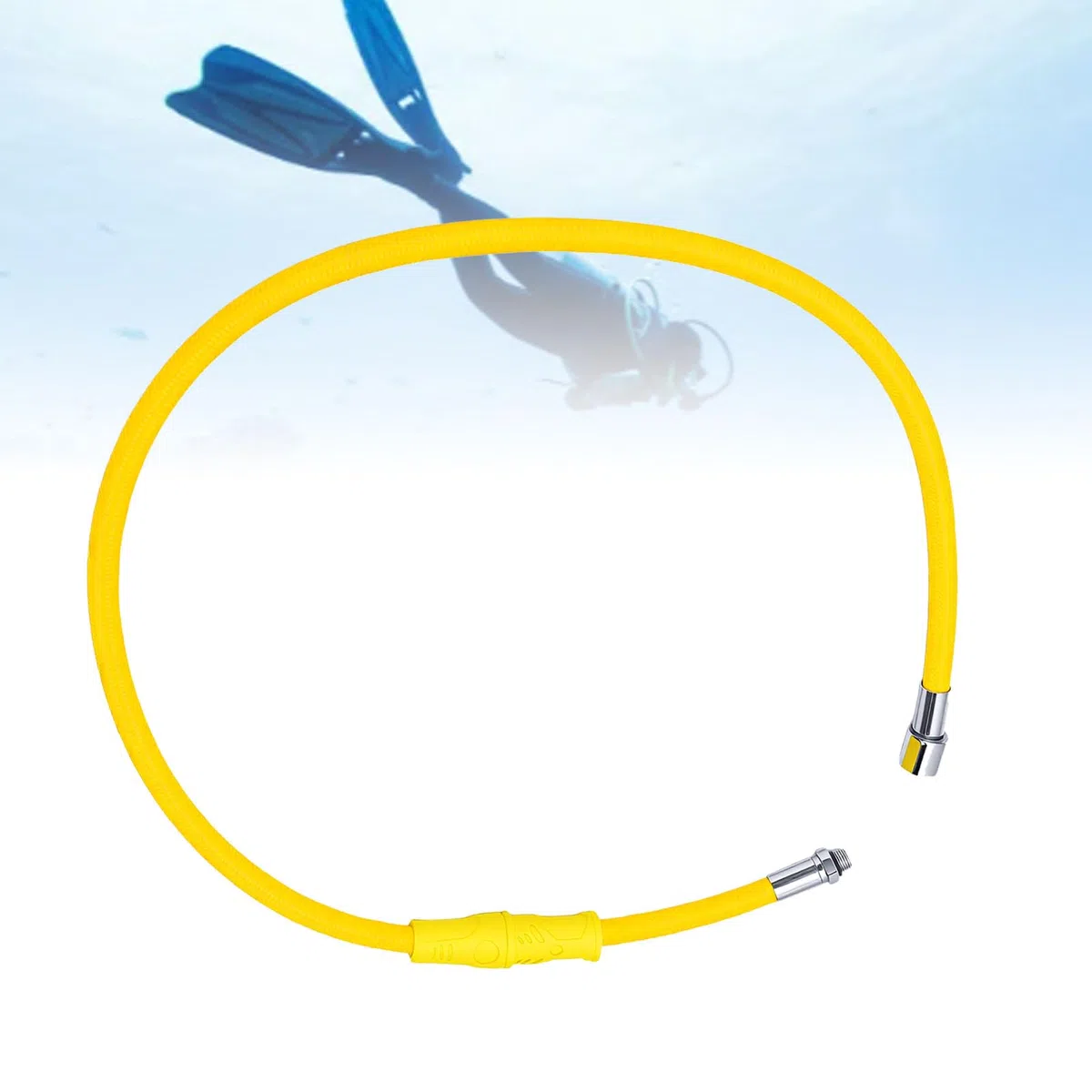 Tubo Bassa Pressione per Immersioni Subacquee, Resistenza 350 PSI | Interfaccia universale, flessibilità per tutte le condizioni atmosferiche, connessione rapida, nylon aramidico, adatto per
