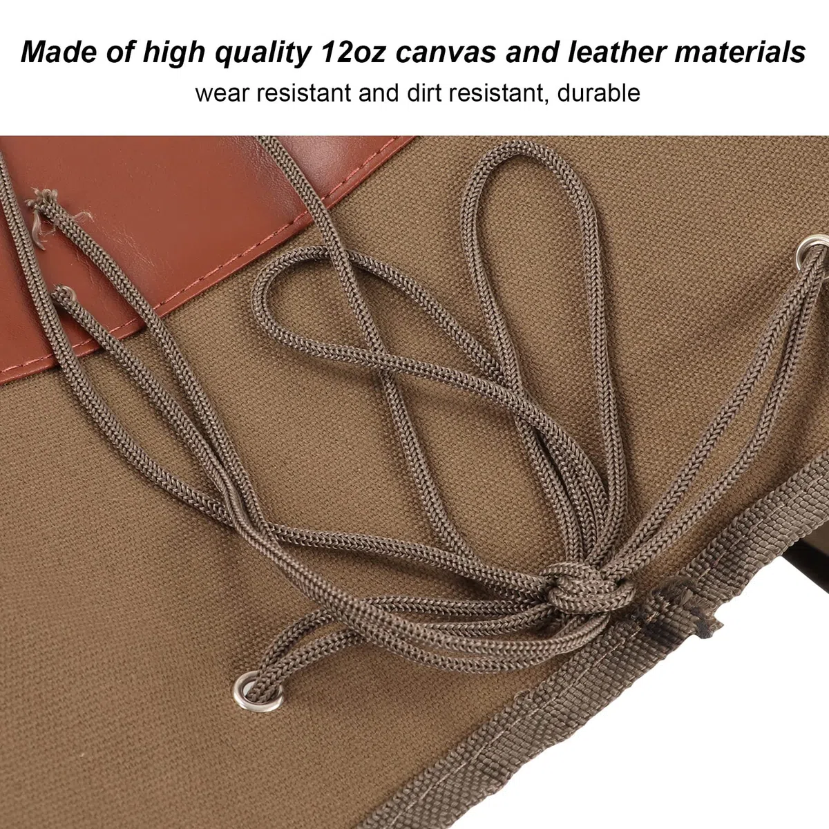 POENVFPO Borsa per Biciclette, Tela e Cuoio in Pelle Borsa per Bici da Bicchetta Sacca per Carrier Bagforto per Bagnella