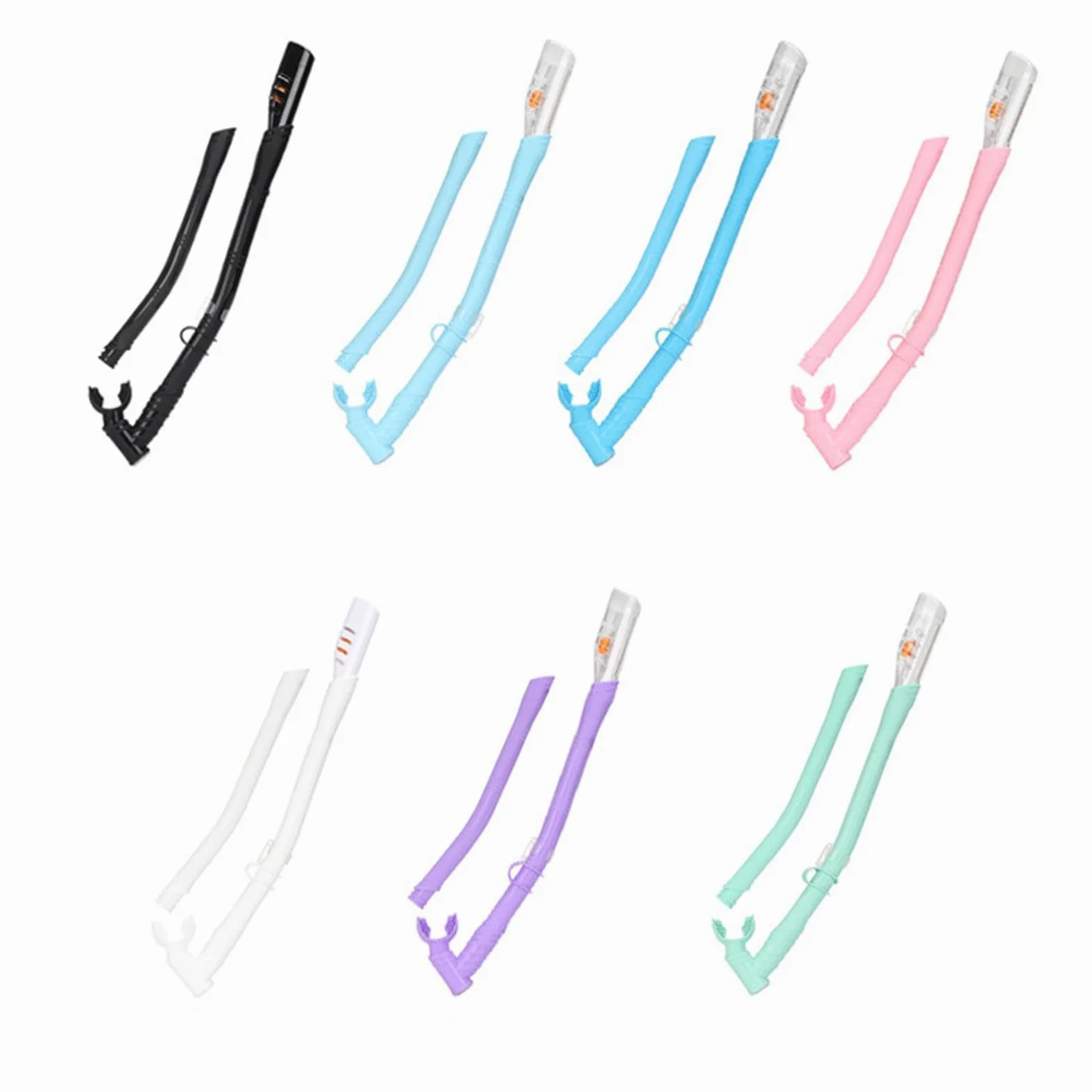 Attrezzatura per Snorkeling, Boccaglio Morbido E Confortevole in Silicone, Ideale per Nuotare E Fare Immersioni.