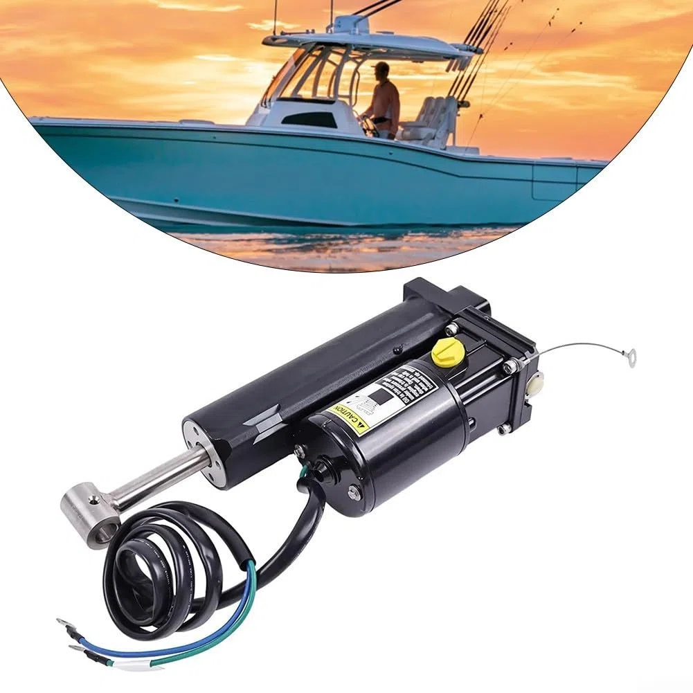 per assemblaggio Power Trim, costruzione in lega di acciaio, ricambio per 8M0055011 893517T01, controllo preciso dell'inclinazione, design di grado marino, per 30-60 per motori fuoribordo HP