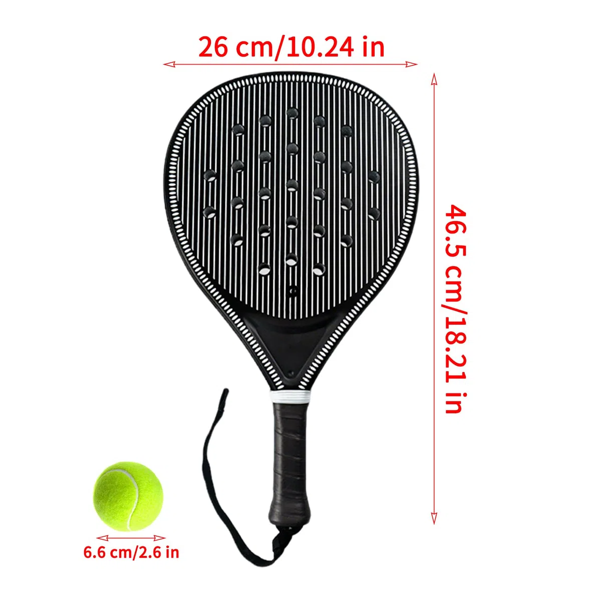 Racchetta da pickleball, leggera in fibra di carbonio, per donne, bambini, adulti, giochi sportivi, pratica, parco, giardino, scuola, vacanze