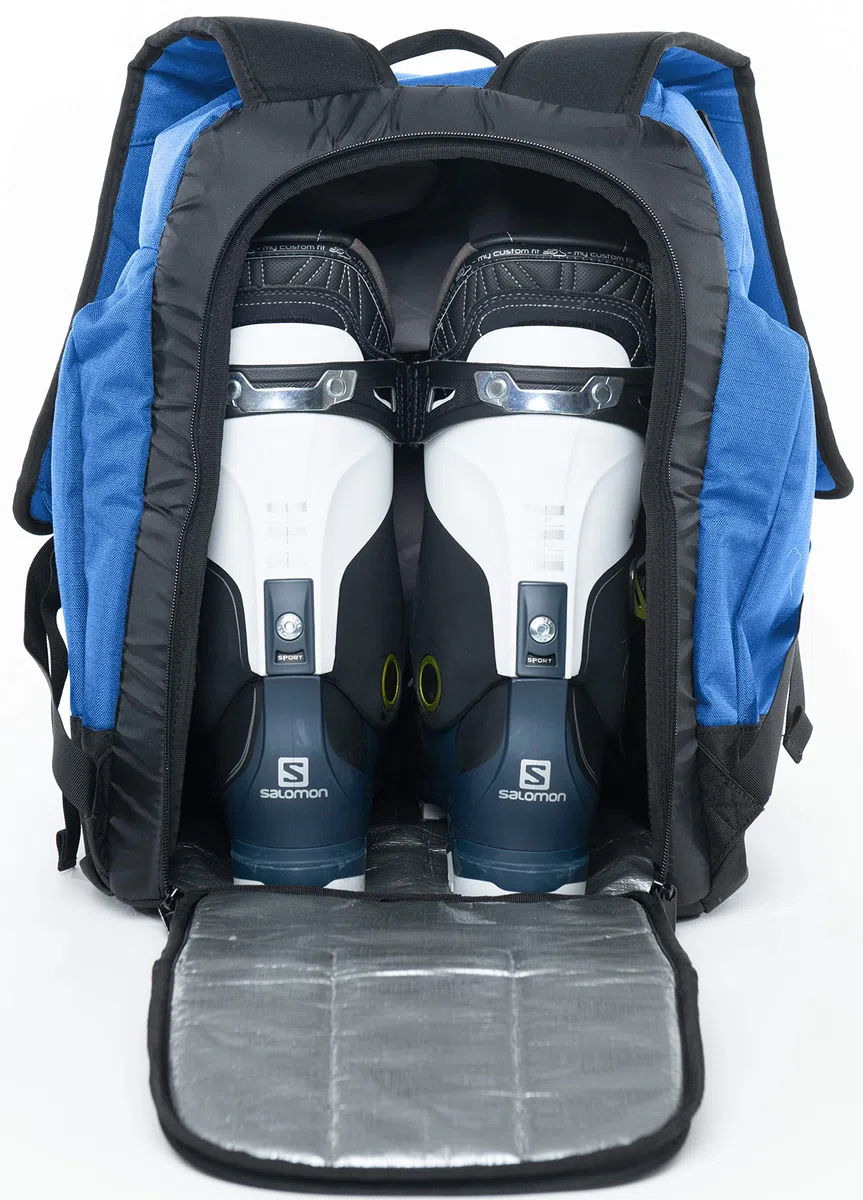 Element Equipment Ultimate Boot Bag Snowboard Ski Backpack Blue Ripstop NanoWeave