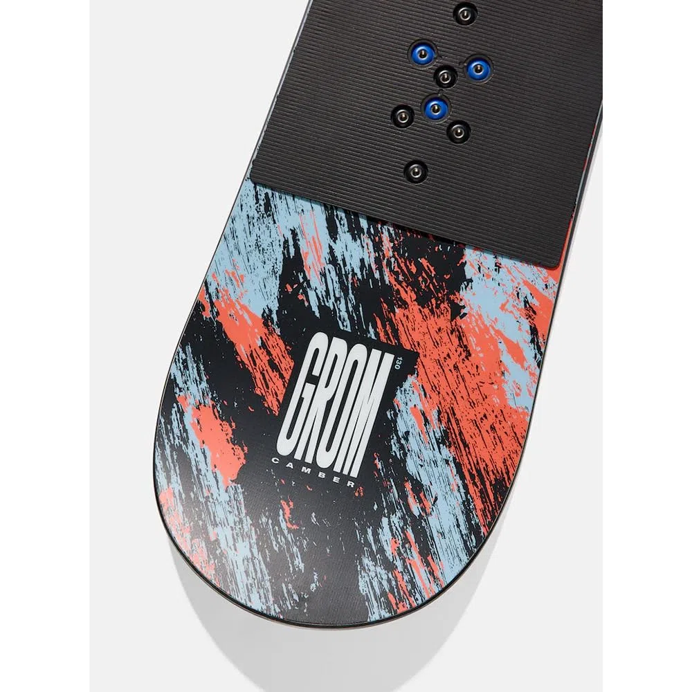 Burton - Tavola da snowboard Kids' Grom Camber Ragazzo - Ragazzo - Dimensione 130 - Grigio