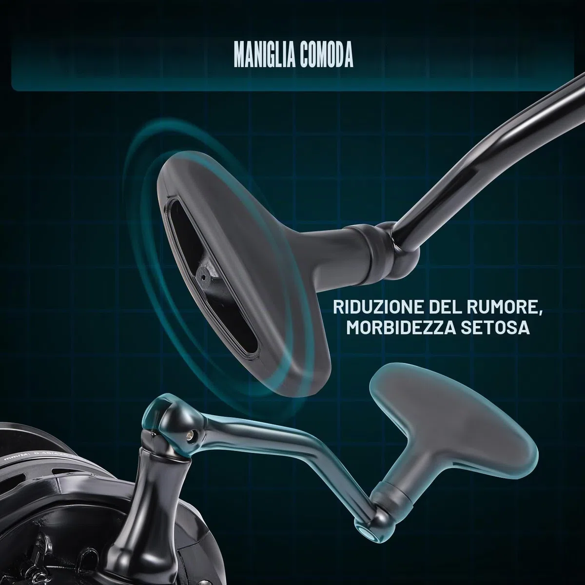 Sougayilang Mulinello da pesca surf, 11+1BB in acciaio inox, 10000 serie Super Powerful Drag, bobina di capacità di condotta sovradimensionale per acqua salata o acqua dolce pesce gatto carpa pesca