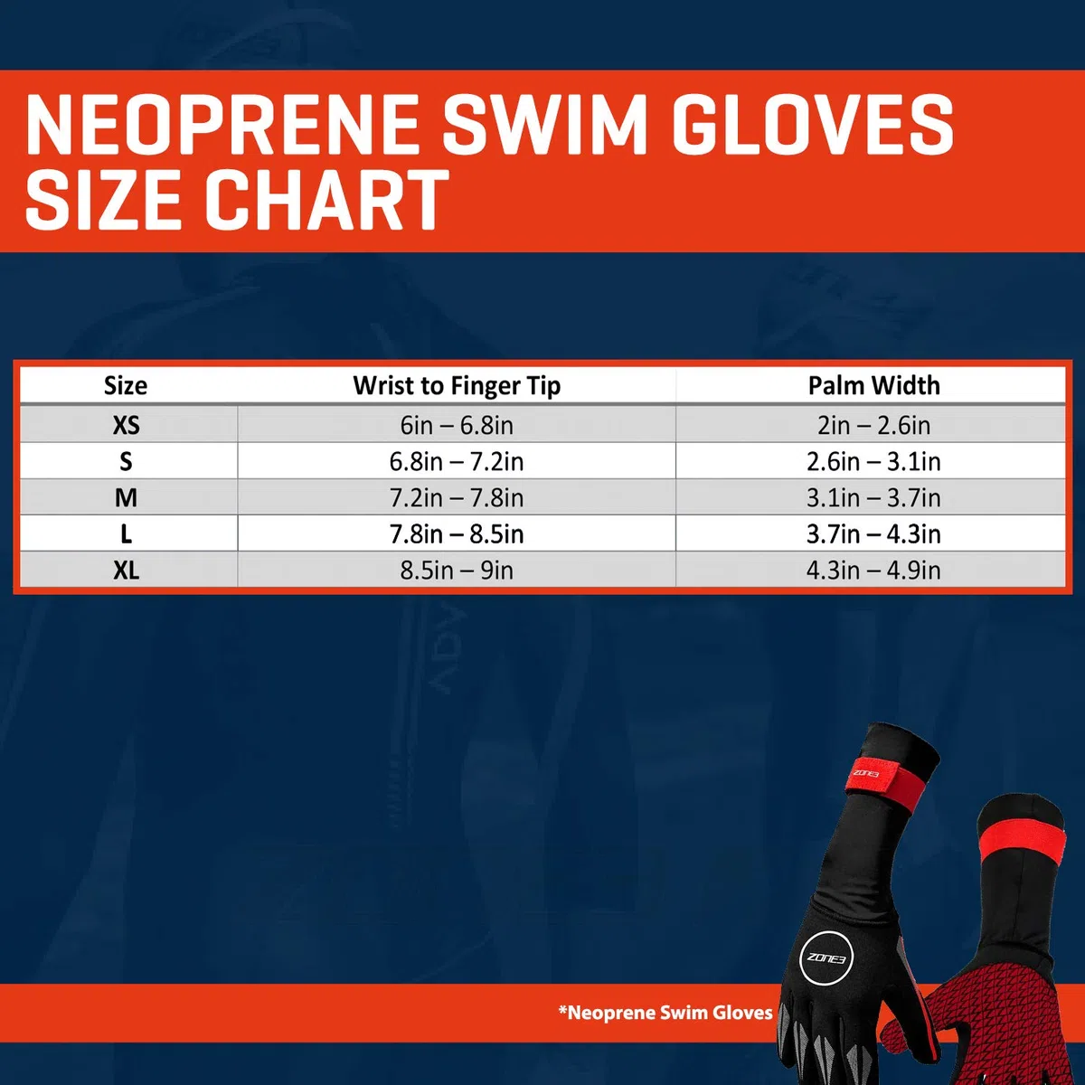 ZONE3 - Guanti in neoprene | Adulto unisex | Calore e prestazioni per il nuoto