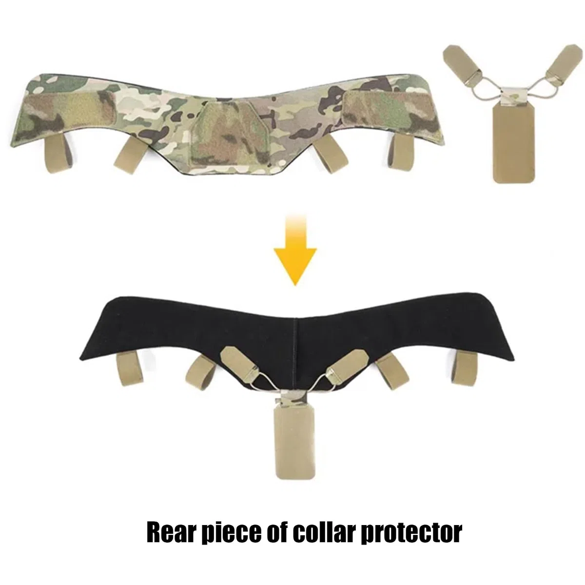 Protezione tattica per il collo, gilet tattico universale per la protezione del collo, accessori da caccia per airsoft.