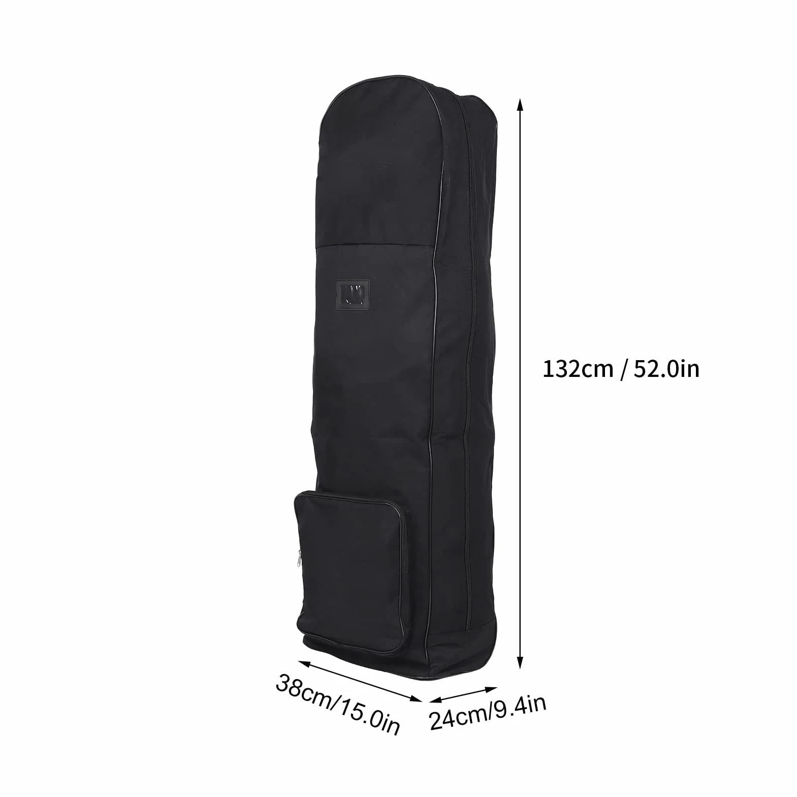 SUNGOOYUE Borsa da Viaggio da Golf, Borsa da Pieghevole per Aviazione da con Bobina Oxford 600D Custodia per Club con Ruote (Gold)
