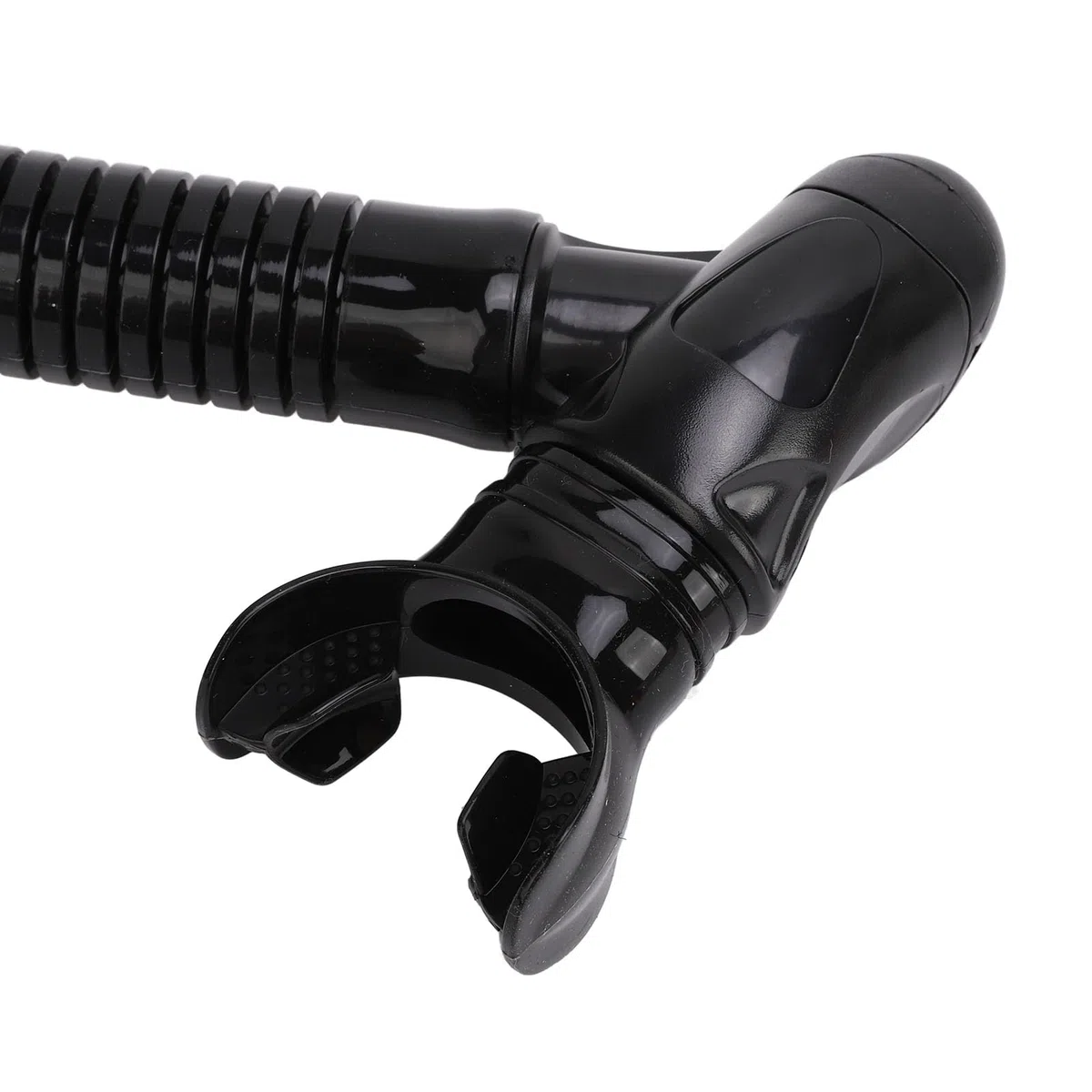 Immersione subacquea, boccaglio semi asciutto in silicone ABS per immersioni con valvola di espirazione per adulti