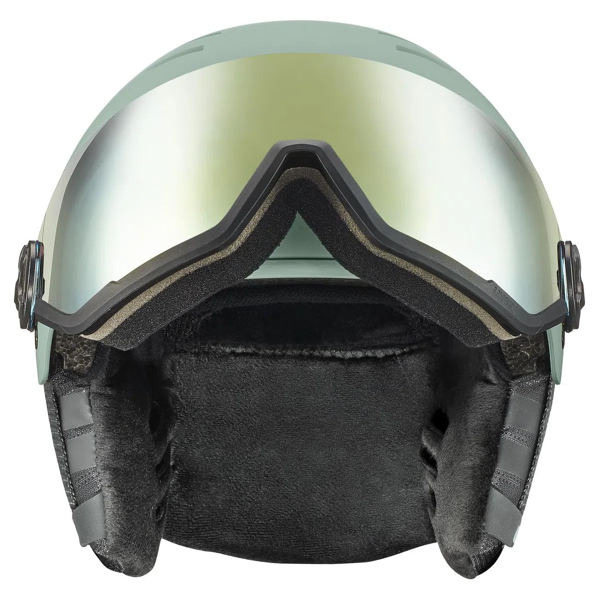 uvex wanted visor, casco da sci Unisex adulto, oxid green matt, 58-61 cm
