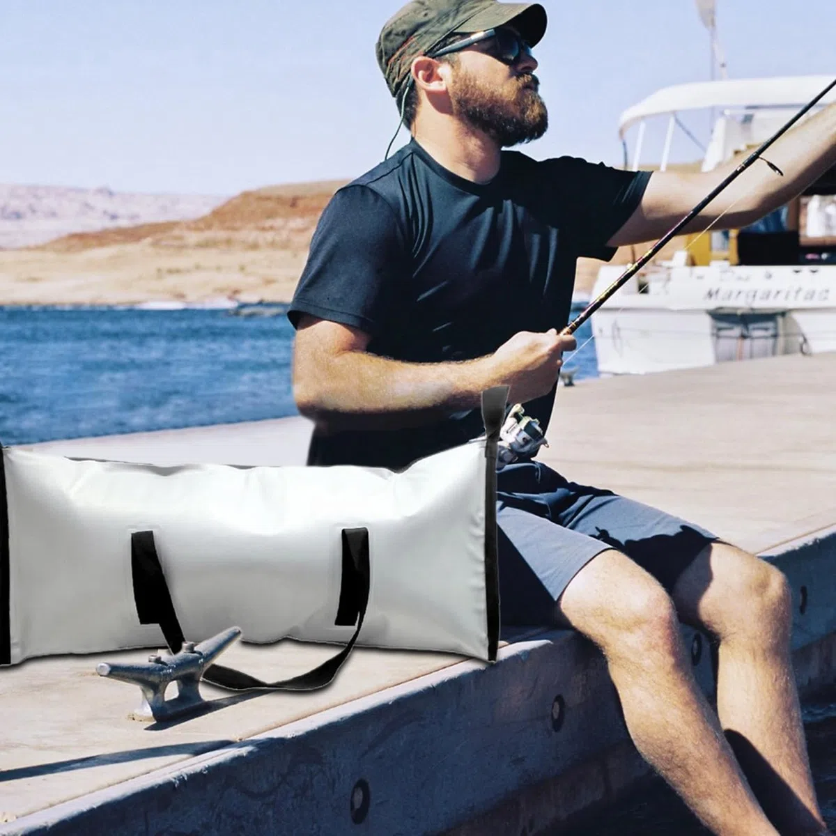 Borsa Frigo per Pesce Termoisolante Impermeabile | Zaino da Trasporto per la Pesca Per Campeggio, Spiaggia, Viaggi E Gite Di Pesca