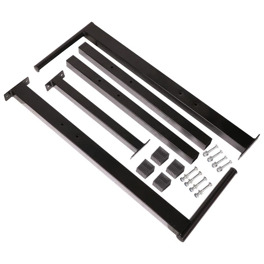 Yaheetech Dip Station per Allenamento Gym Home Dip Barre Parallele Fitness Casa o Palestra Stazione Fitness in Acciaio per Calisthenics/Stretching/Addominali Stazione di Trazione Muscolare Nero