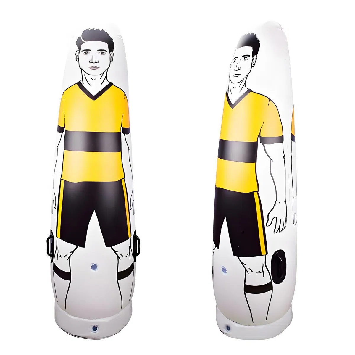 1.6m /1.75m /1.8 m /2.05m Figli Adulti Gonfiabile da Calcio Portiere Tumbler Air Calcio Training manichino