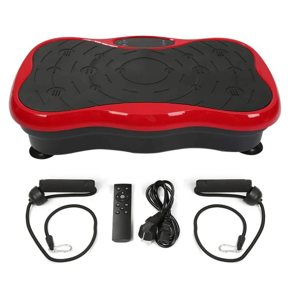 Piattaforma massaggiante Portatile per Macchina Vibrante per Il Corpo, Audio Bluetooth, carico Massimo 264 libbre, per Allenamento aerobico in casa e in Palestra