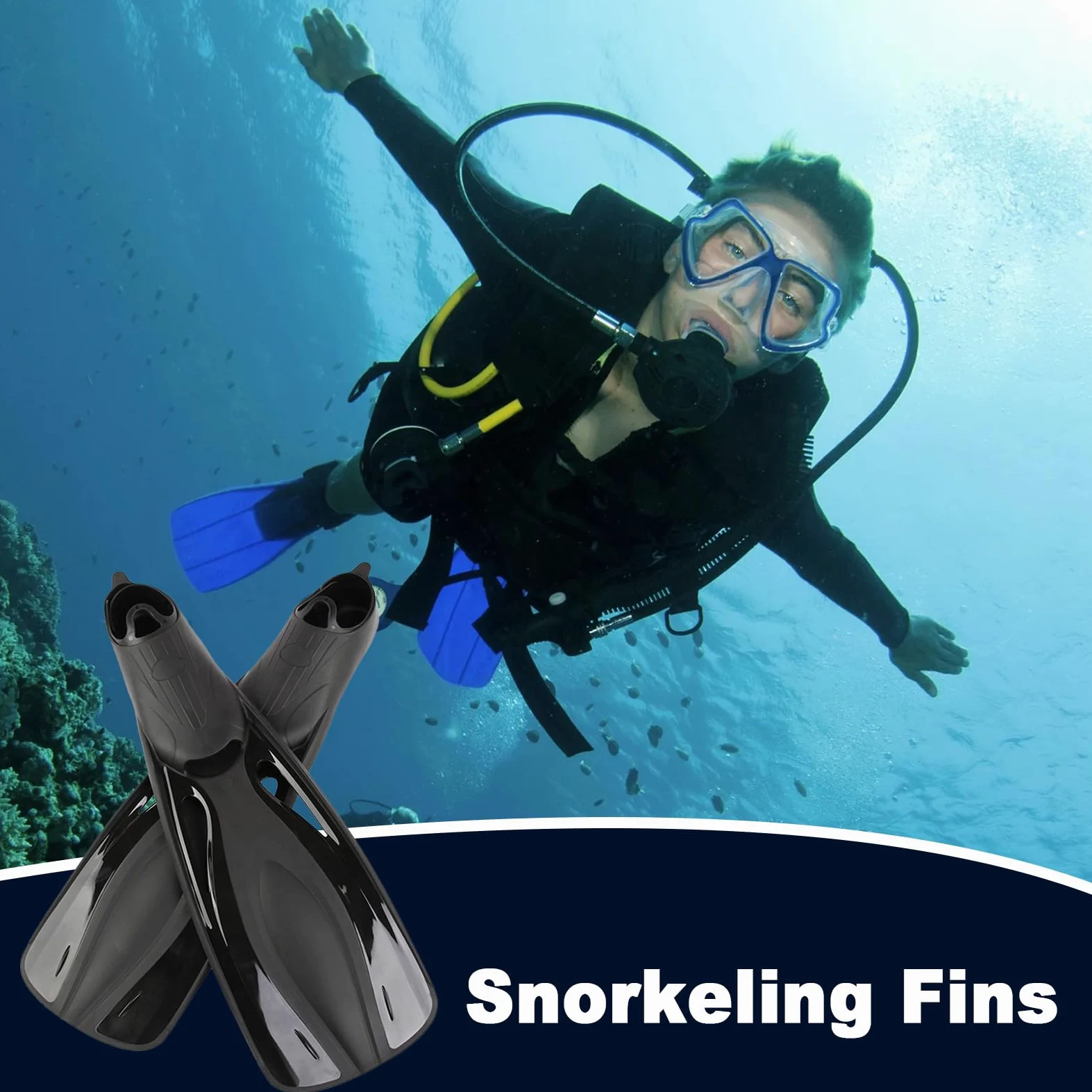 Pinne Da Nuoto Adulti Attrezzatura, Equipaggiamento, Flipper, 1 Paio | Pinne Per Snorkeling E Nuoto Adulti Uomini, Donne, Principianti, Nuoto, Snorkeling, Sport, Allenamento Subacqueo Outdoor