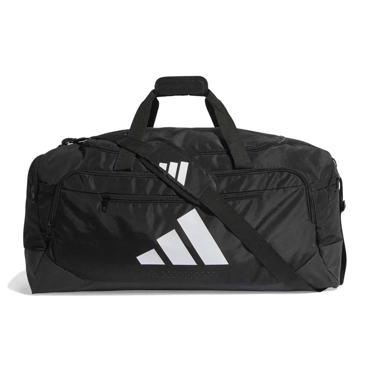 adidas Unisex - Adulto Training Defender Duffle Bag Large Duffel Bag, black/white, One size