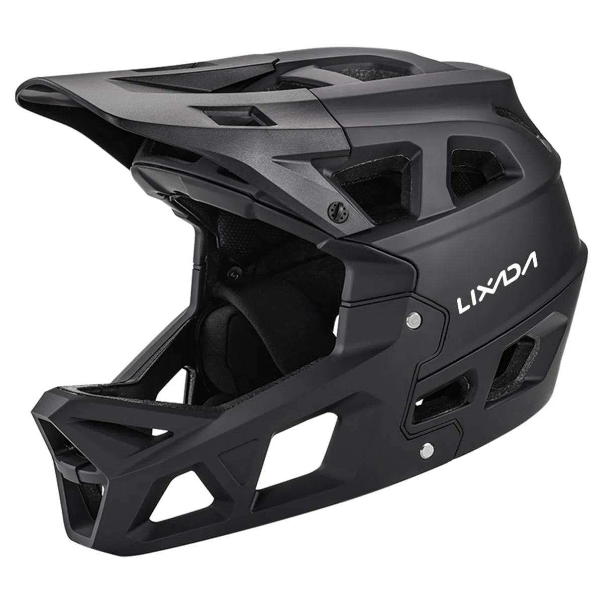 Lixada Casco integrale per adulti, per mountain bike, da corsa, downhill, mountain bike
