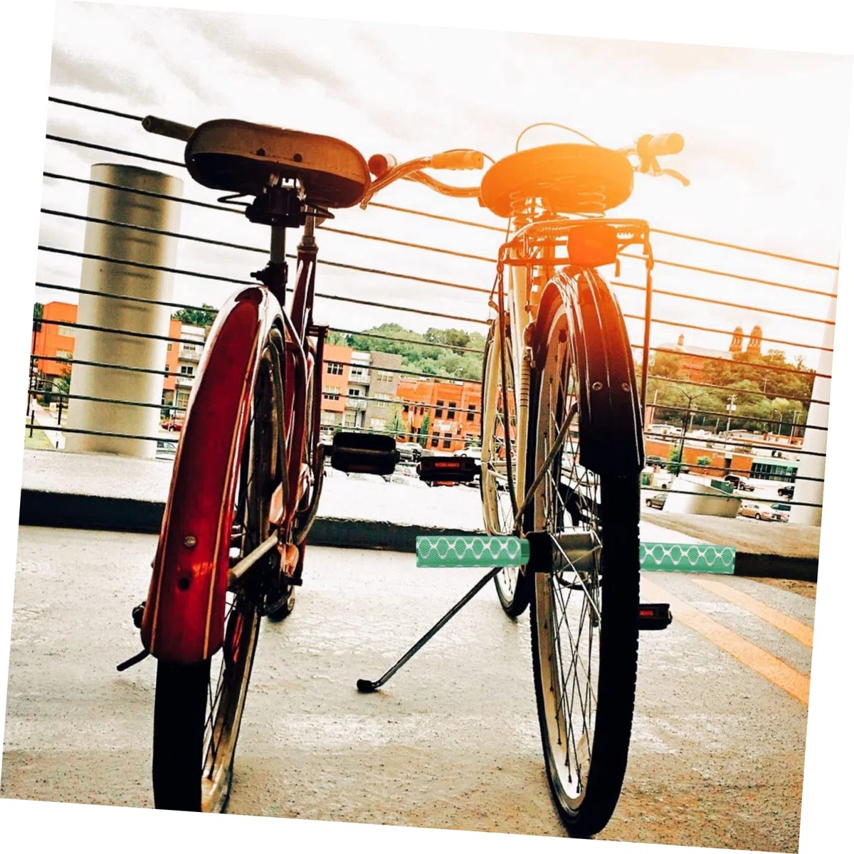 3 Paia molletta per bici da riparare Accessori ganci in metallo pedane per bici pedana bicicletta pedale del cilindro piolo sedile posteriore allacciare treppiedi chiodo questi bmx