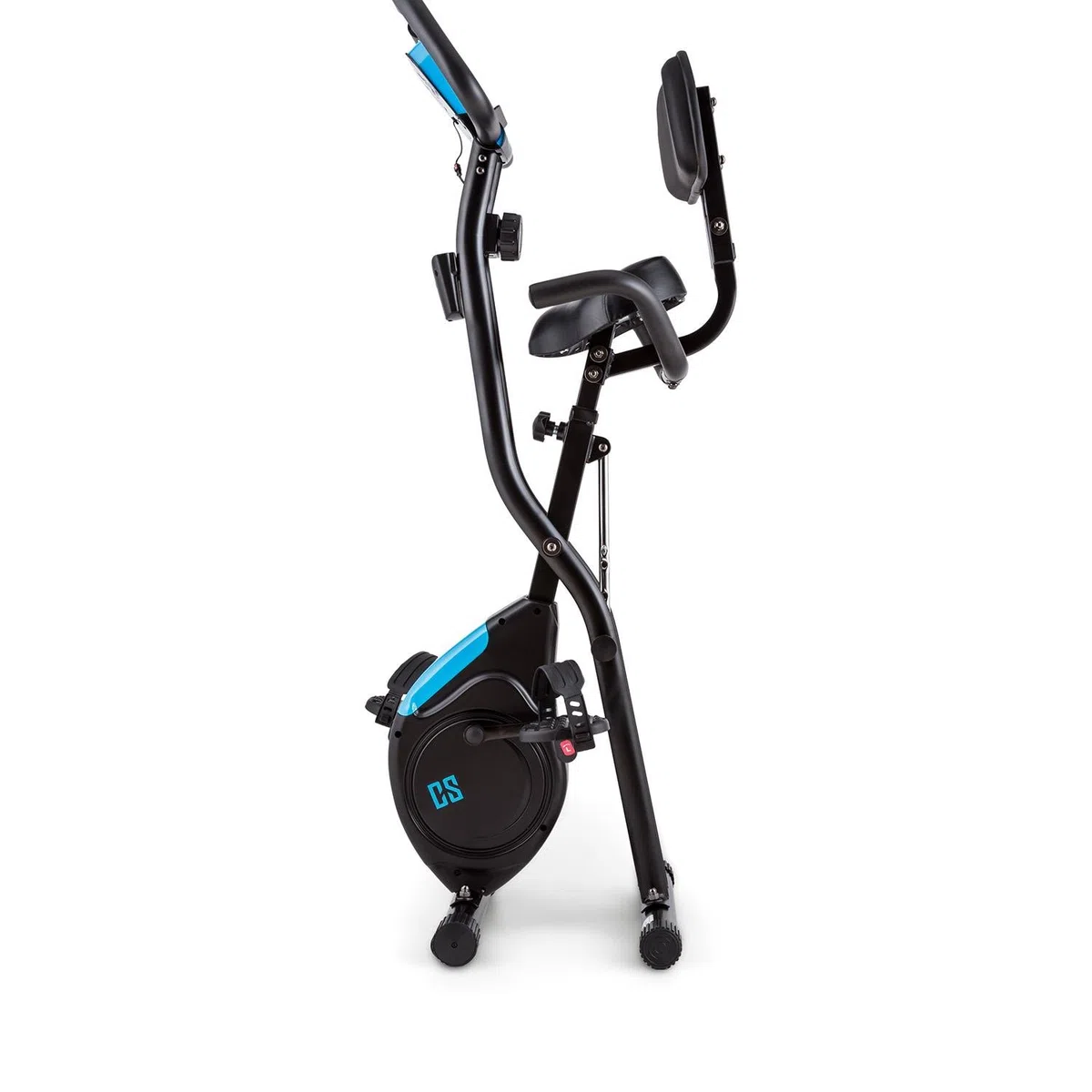 Capital Sports Azura 2 X Bike - Cyclette da Camera, Ergometrica, Computer di Allenamento, Ciclette Pieghevole con Massa Volanica di 3 kg, Resistenza Regolabile su 8 Livelli