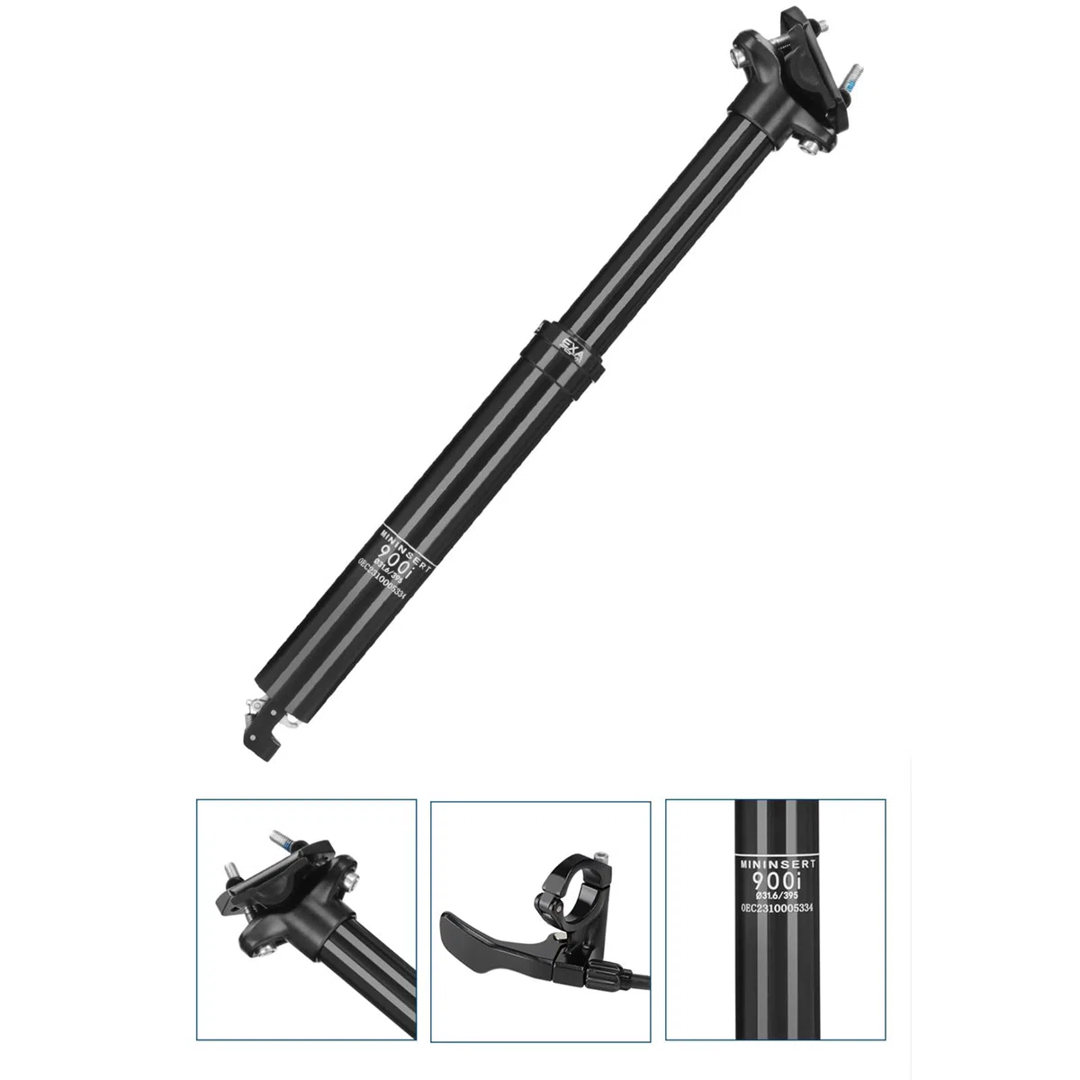 Asta telescopica per sella | Strumento regolabile in alluminio 30,9/31,6 mm, Dropper Seatpost telescopico per bicicletta | per escursioni e mountain bike da viaggio per attività ricreative e viaggi