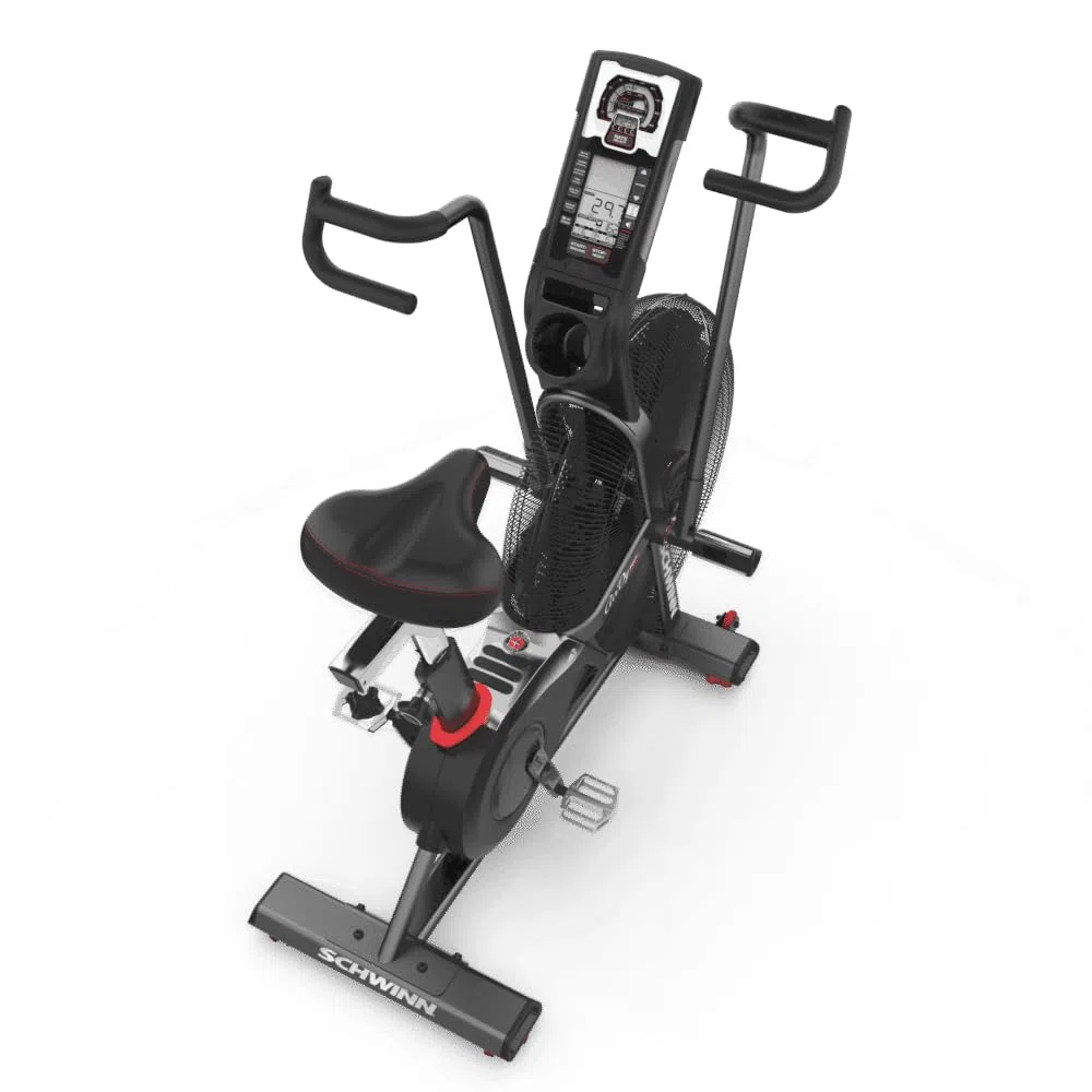 Schwinn Airdyne AD8 - Bicicletta fitness professionale con resistenza d'aria senza limiti, programmi di allenamento HIIT, peso massimo utente 160 kg, supporto per borraccia, Crossfit Trainer
