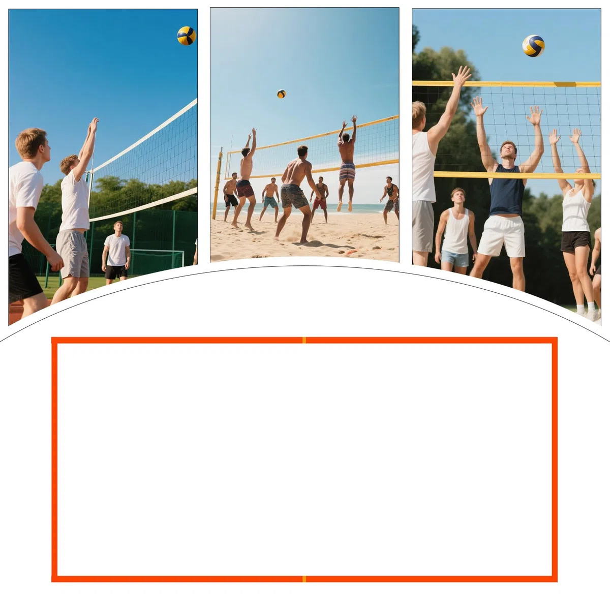 Linee per Pallavolo su Sabbia Kit Corde Perimetrali E Campo Sportivo | Linee Di Confine Portatili Per Campo Da Pallavolo Per Prato Spiaggia Campeggio E Picnic All'Aperto