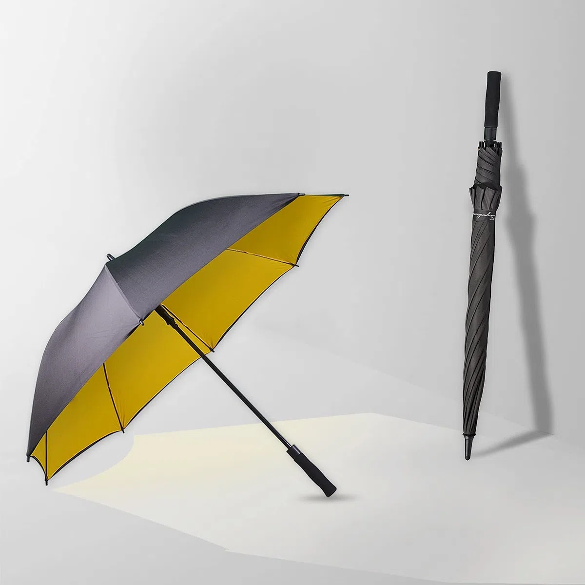 Ombrello da Golf Aperto Automatico 155cm/145cm Ombrelli Impermeabili Antivento Extra Large Golf Umbrella