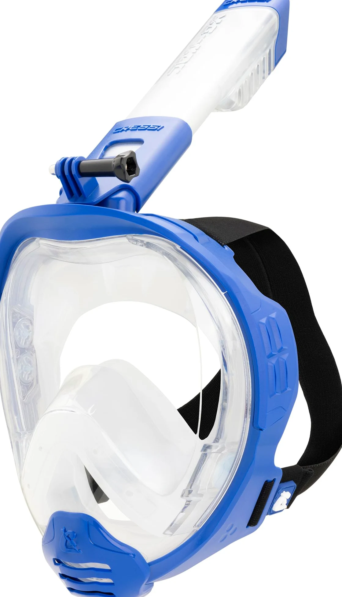CRESSI dal 1946 Kairon Maschera Integrale Snorkeling Adulti-Trasp/Blu S/M