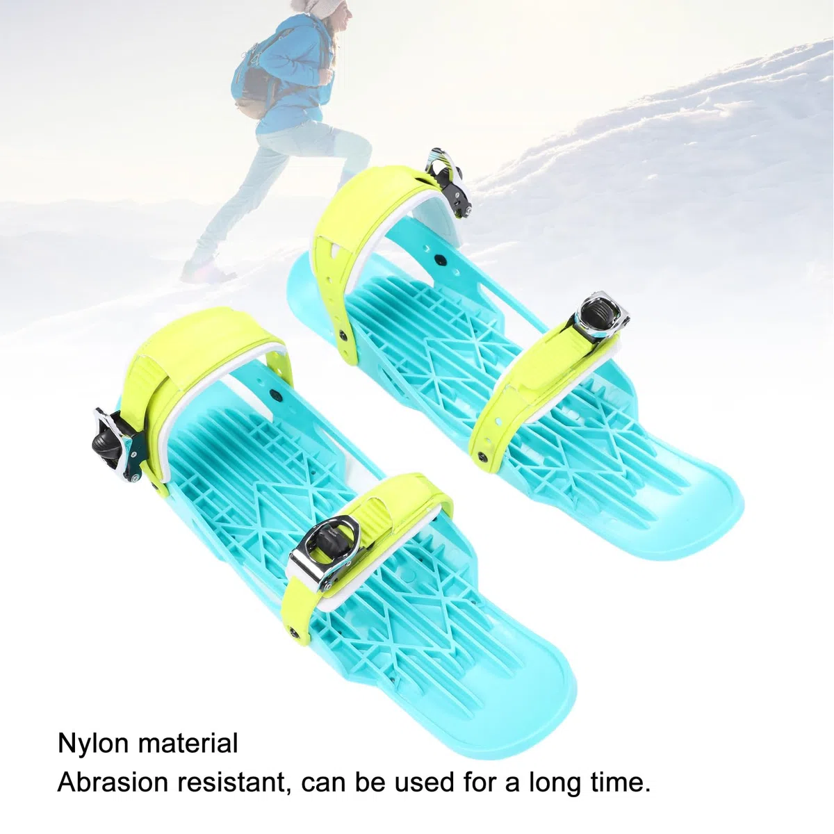 Mini Pattini da Sci Corti per la Neve, Sci per Scarpe Invernali, Pattini da Neve Corti Snowblade Skiboard, Pattini da Neve Corti Regolabili Skiboard per la Neve Sport Invernali