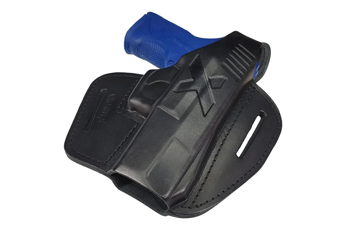 VlaMiTex B22 Fodero per Pistola Beretta Px4 Storm Full Size e Compact in Pelle Nero