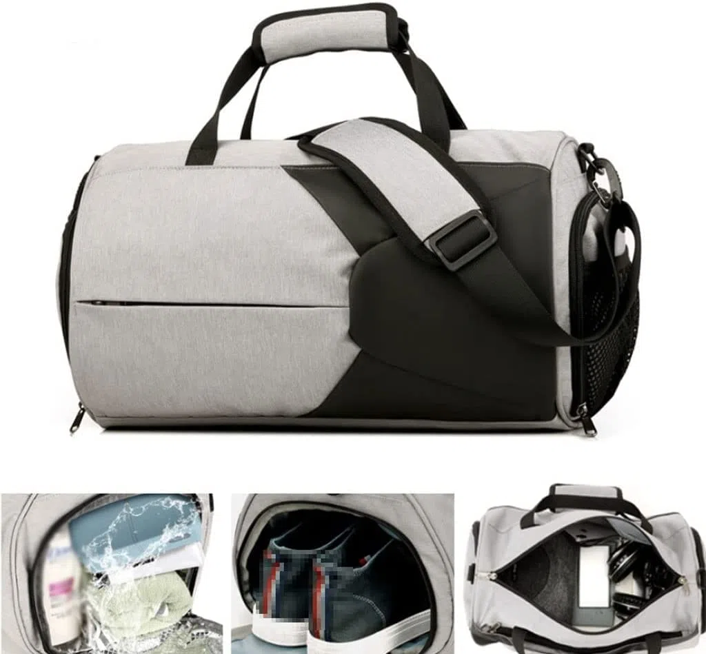 Borsoni da Viaggio Borsone da Viaggio in Tessuto Impermeabile di Grande capacità con Scomparto per Scarpe Borsa da Palestra per la Notte per Donna e Uomo per i Viaggi e Lo Sport