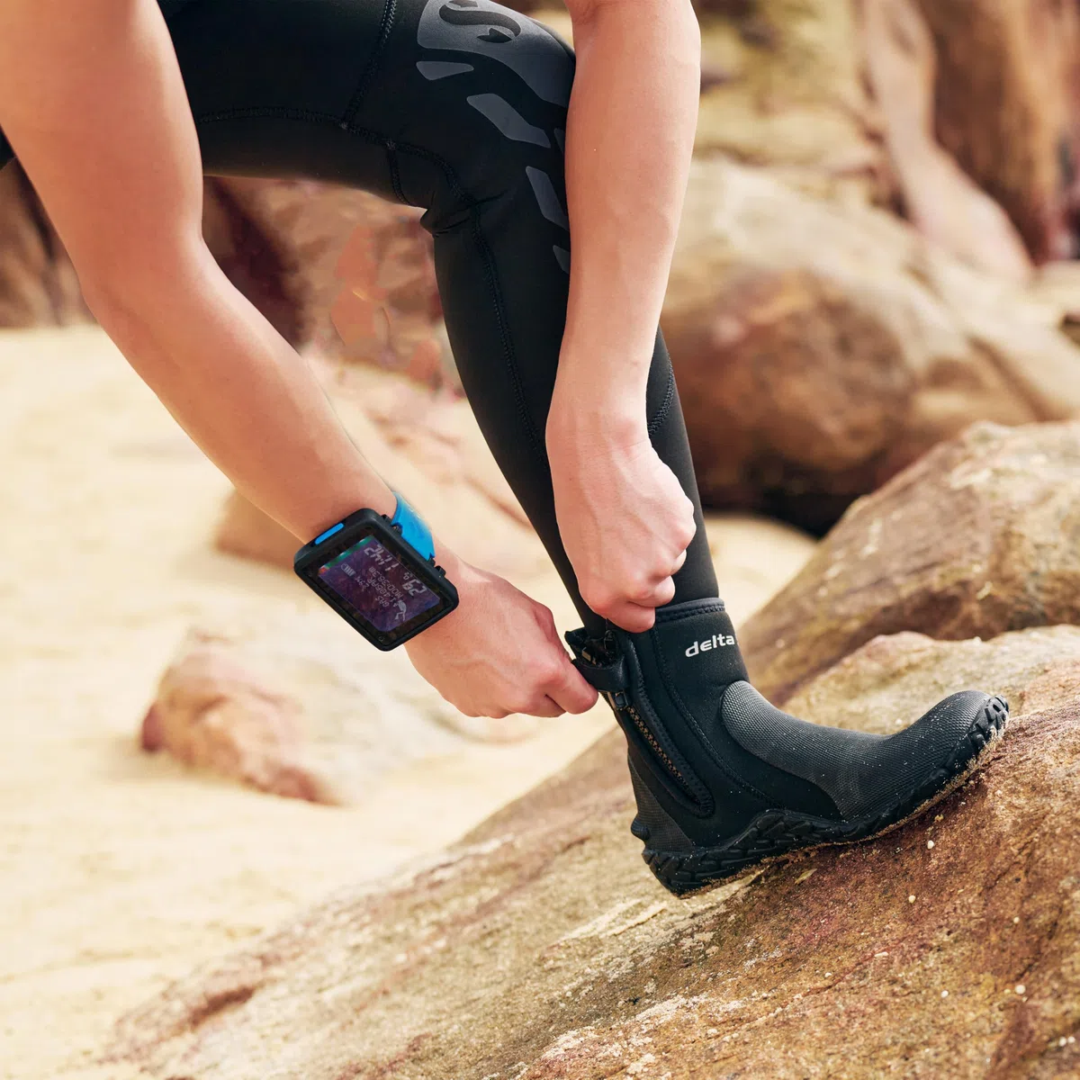 SCUBAPRO Delta 5.0 Bootie - Pantofole da Immersione con Suola Stabile