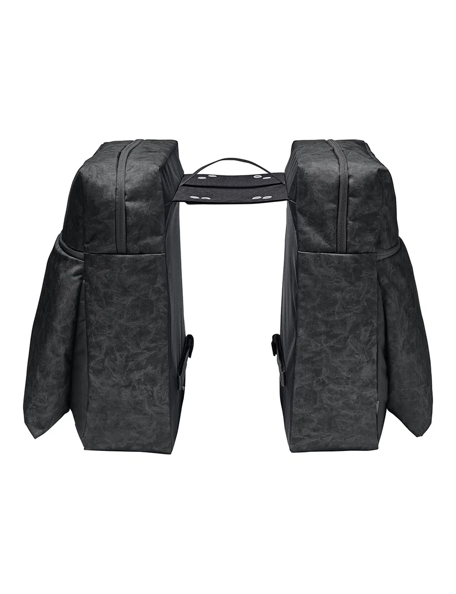 VAUDE TwinZipper – Doppia borsa posteriore per bicicletta da 48 litri – inclusa copertura antipioggia