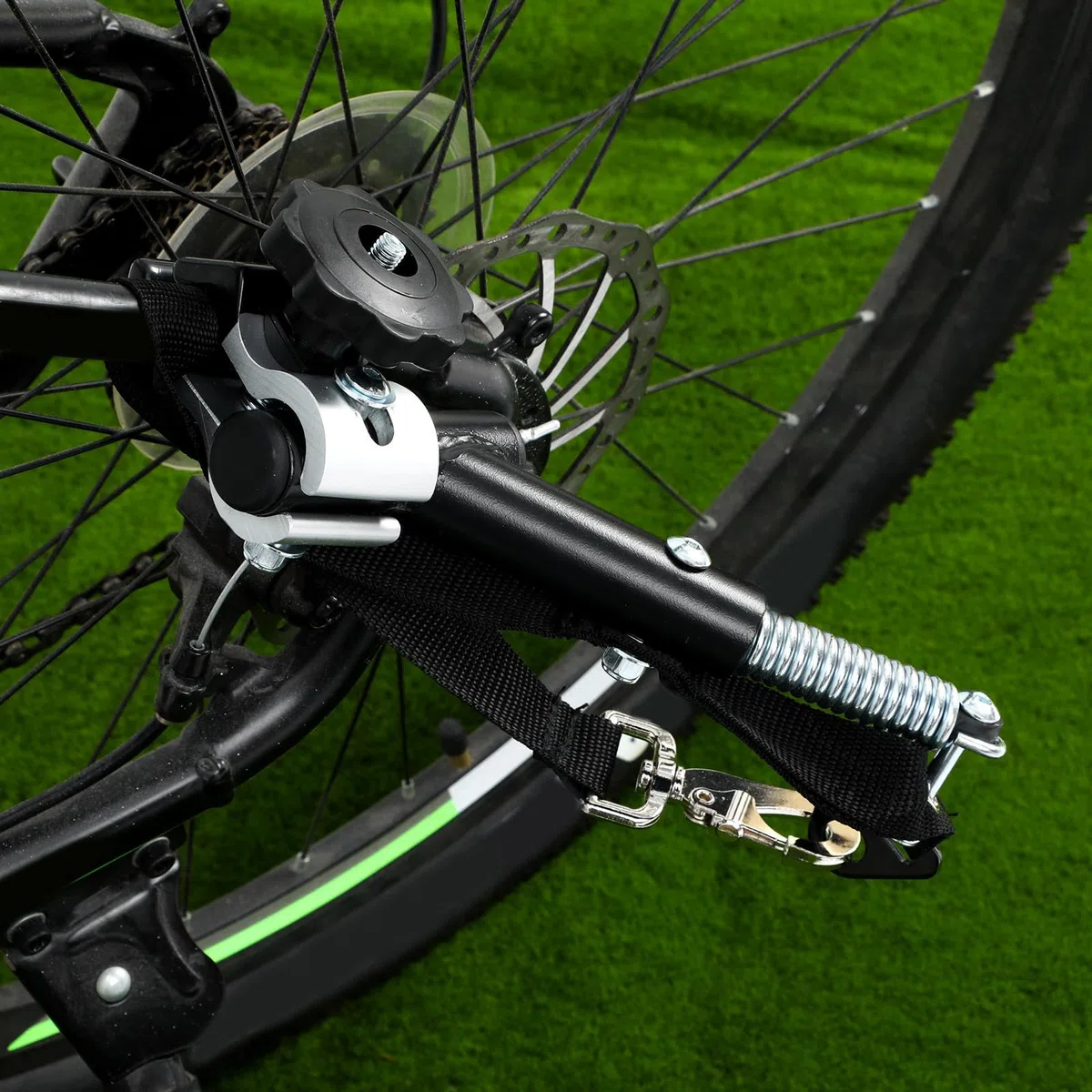 Toddmomy Connettore Alta di Alluminio per Lega Bici Nero, Attacco ad Resistenza Rotondo per Trasporto Adatto Biciclette