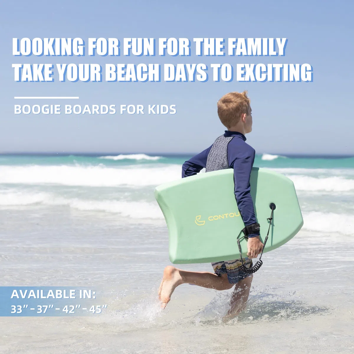 Reed Body Board 83 cm Bodyboard per spiaggia bambini leggero EPS Core doppio canale doppio girevole guinzaglio da polso a spirale per tutti i livelli di surf