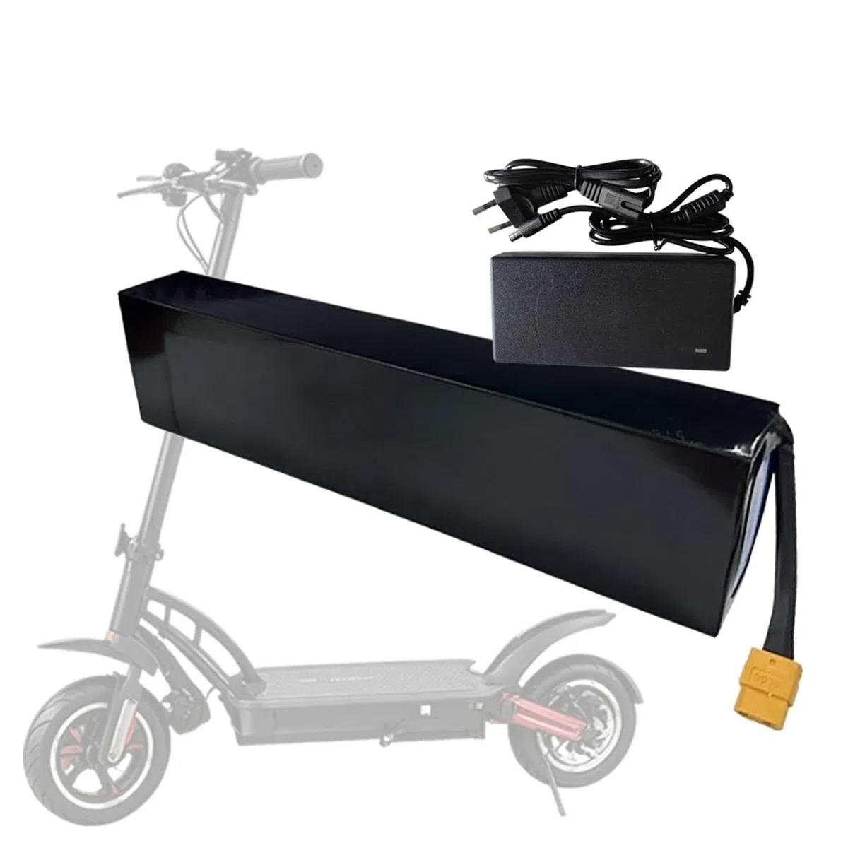 Batteria Al Litio Da 36V 9,6Ah Per Bici Senza Pedali, Biciclette Elettriche, Monopattini, Pacco Batteria Agli Ioni Di Litio Impermeabile 10S3P Per Ebike Con Caricabatterie